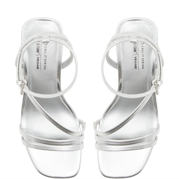 Call it Spring Zahira Silver Sandal size 11 - Picture 4 of 14